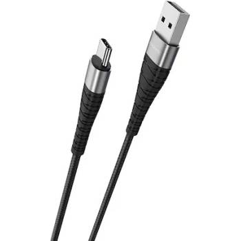 BOROFONE BX32 A-C 0, 25 м оплетен USB кабел за зареждане