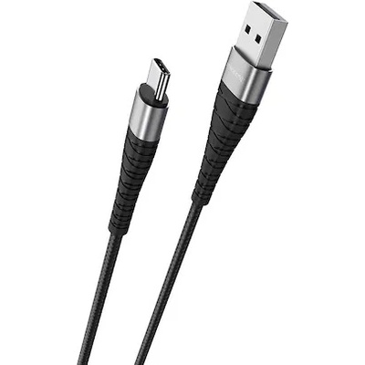 BOROFONE BX32 A-C 0, 25 м оплетен USB кабел за зареждане