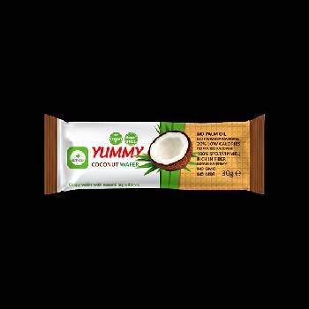 Image 1 of Green Day Кокосова вафла Yummy, Green Day, Кутия 20бр. по 30 гр