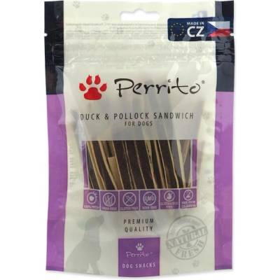 Perrito Лакомство Perrito патица и треска, сандвич 100g (5514-640155)