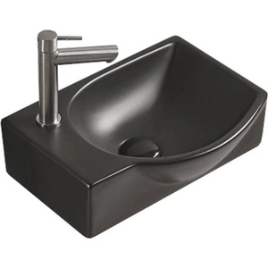 Mexen Mista 40x28 cm right matt black (22174085R)