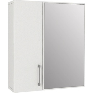 TopMebel Меламиново огледало за баня Ditto TopMebel цвят бял 59, 6x16, 4x64, 8см