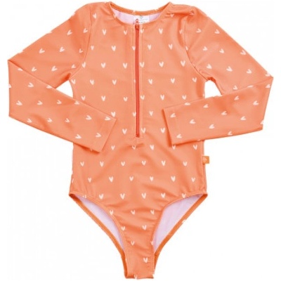 Swim Essentials Plavky s dlhým rukávom s UPF 50+ Srdiečka