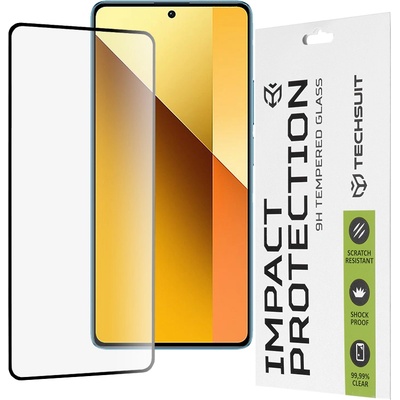 Techsuit Протектор за Xiaomi Redmi Note 13 5G - 111D Full Cover / Full Glue Glass - Черно