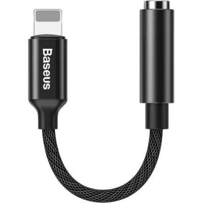 Baseus Lightning to 3.5 mm Adapter - адаптер от Lightning към 3.5 мм аудио жак за устройства с Lightning порт (черен)