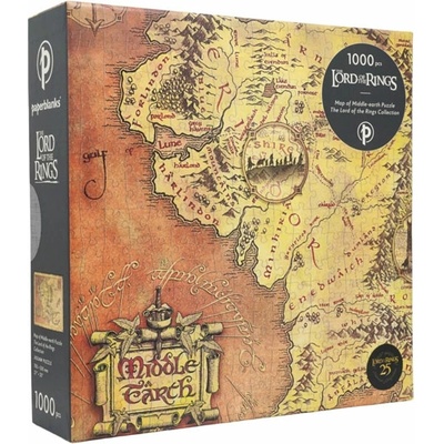 Map of Middle-earth 1000 dielov