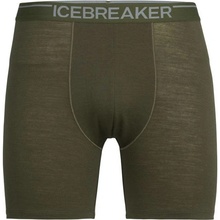 Icebreaker Mens Anatomica Long Boxers čierne