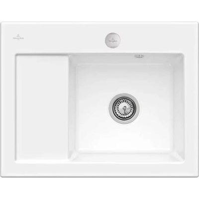 Villeroy & Boch Subway 45 Keramický dřez 650x510 mm, CeramicPlus, Snow White