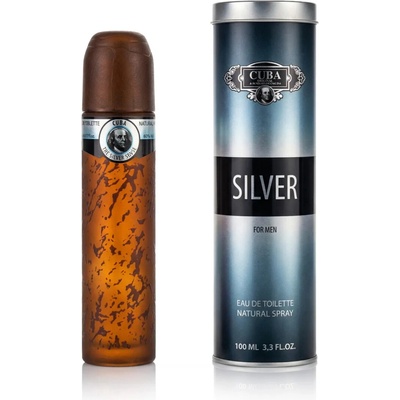 Cuba Silver toaletná voda pánska 100 ml