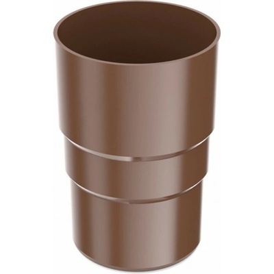 Covernit Plastová spojka svodu PVC 63 mm hnědá