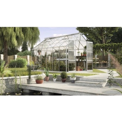 Vitavia Uranus 9900 skleněný 3 mm 257 x 383 cm stříbrný + základový rám