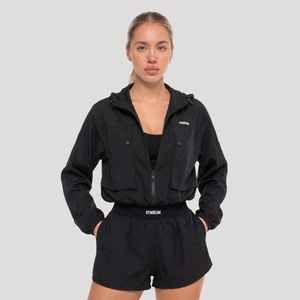 GymBeam Дамско яке Flow Black XS