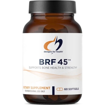 Designs for Health Brf 45 (С витамин k1, k2 и gg) - Формула за здрави кости, 60 софтгел капсули (00775 (brf060) dfh)