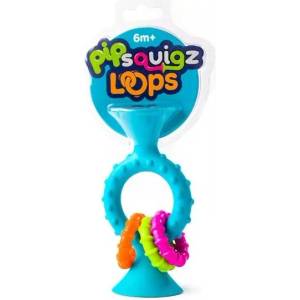 Fatbrain Fat Brain Toys: Гризалка с дрънчащи пръстени - тюркоаз (F166ML)