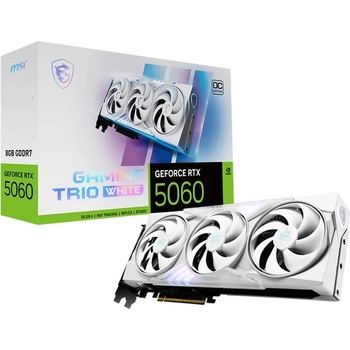 MSI GeForce RTX 5060 GAMING TRIO OC WHITE 8GB GDDR7 128bit