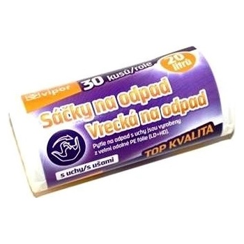 Vipor sáčky 20 l 12 µm 30ks bílý