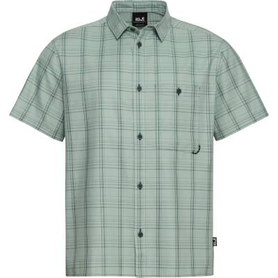 Jack Wolfskin Мъжка риза с копчета Jack Wolfskin Hot Trail Shirt - Check Sago Palm (033-3066-0412)