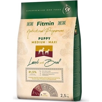 Fitmin Dog Medium / Maxi Puppy Lamb & Beef 2,5 kg