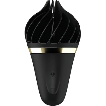 Satisfyer Sweet Treat - презареждащ се въртящ се клитор вибратор (черен)