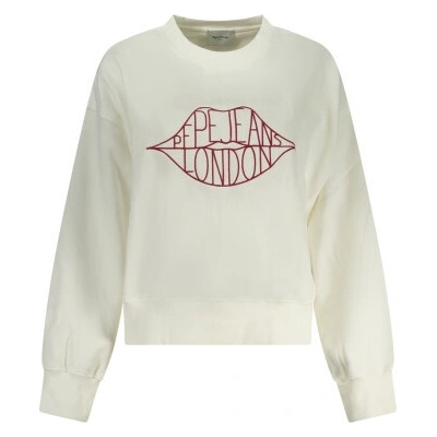 Pepe Jeans Felpa Senza Zip Donna Bianco Bílá