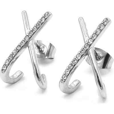 Steel Jewelry náušnice X z chirurgické oceli NS231074