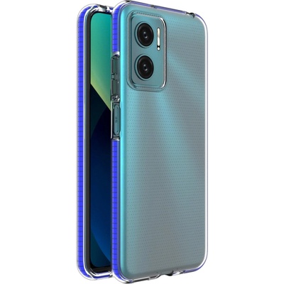 HQWear Кейс с цветна рамка Spring Case за Xiaomi Redmi 10, тъмносин (9145576244135)