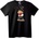 NOONEBRAND Тениска Каубойска мечка от Дивия запад - L, Black