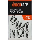 UnderCarp Obratlík s veľkým očkom Veľkosť 11 10 ks