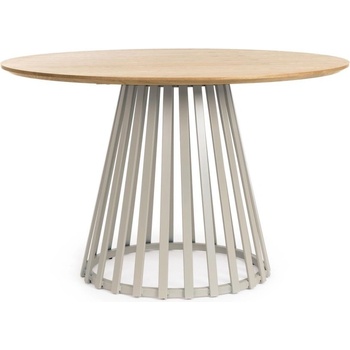 Bizzotto Маса cillian в цвят тауп/топло сиво и натурално D120 (0732246)