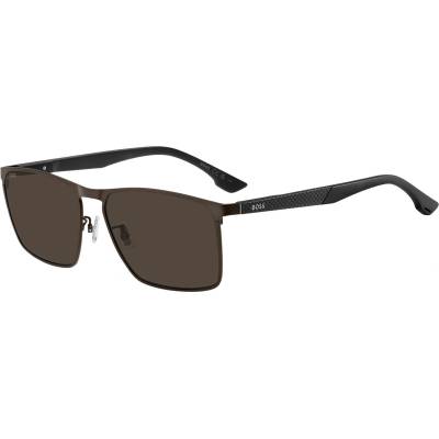HUGO BOSS Слънчеви очила Boss Men's Rectangular Wayfarer Sunglasses - Matte Brown
