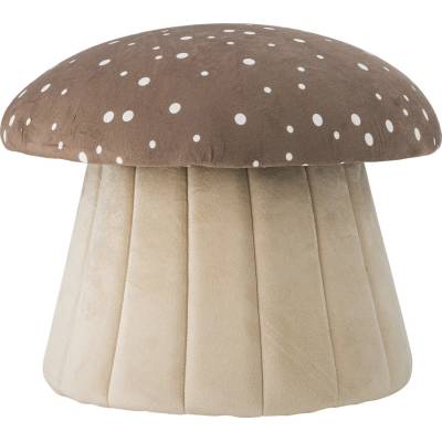 Bloomingville 82063714 Dětský puf Lue 37 cm, hnědý