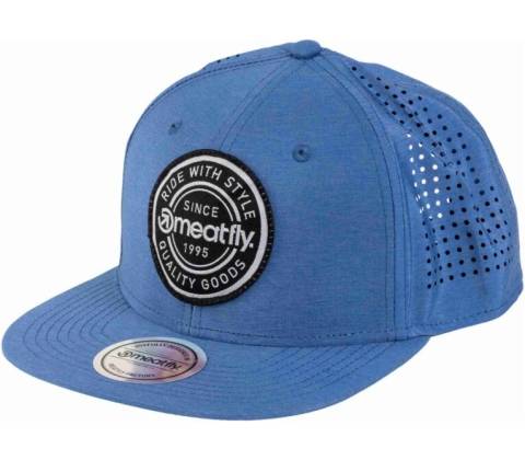 Meatfly Nylan Perfor Snapback modrá