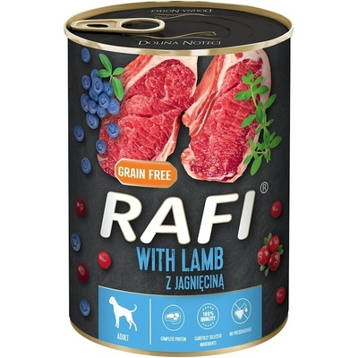 Rafi Adult jahňacie s brusnicami a čučoriedkami 400 g