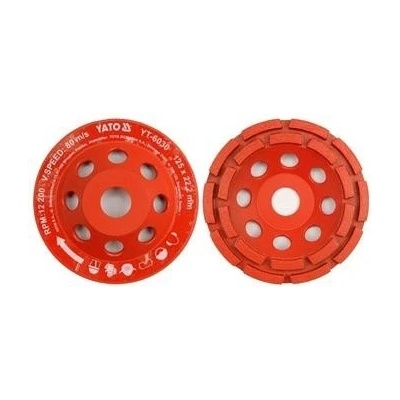 Kotouč diamantový 125 x 22,2 mm brusný YT-6030
