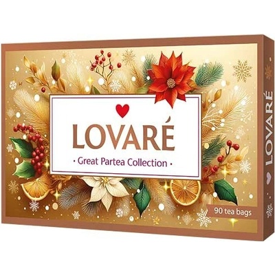 Lovaré Kolekce čajů Great Partea hnědá 90 sáčků