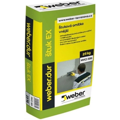 WEBER.dur štuk EX vnější 25 kg