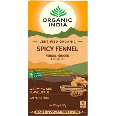 Organic India Spicy Fennel 25 vreciek