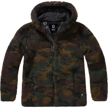 Brandit Дамско яке Teddyfleece с качулка Brandit, woodland (55005.10)