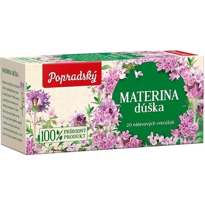 Baliarne obchodu Poprad Mateřídouška 20 x 1,5 g