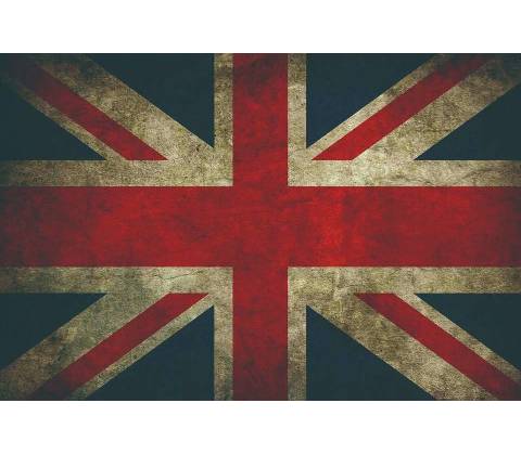 Ceduľa UK vlajka