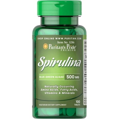 Puritan's Pride Spirulina 500 mg [100 Таблетки]