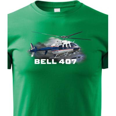Dětské tričko Bell 407 ZelenáCanvas Dětské tričko Bezvatriko.cz 3238