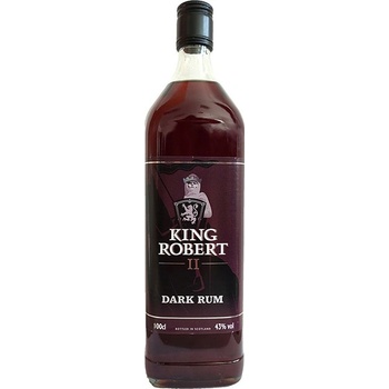 King Robert II Dark Rum Finest 43% 1 l (holá láhev)