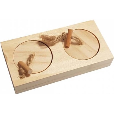 Duvo + drevené puzzle na pochúťky 12 x 6 x 2,5 cm