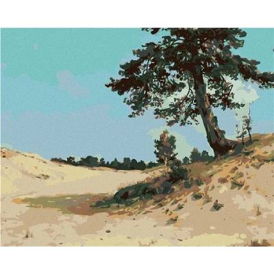 zuty Malování Podle Čísel Borovice Na Písku Ivan Shishkin 80 x 100 Cm Plátno
