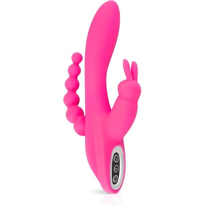 Teazers Двоен вибратор заек