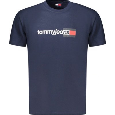 Tommy Jeans DM0DM23406 Pánské tričko modré navy