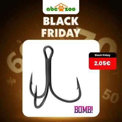 Delphin Trojháčik Bomb! GripHook Triple veľ.8 6 ks