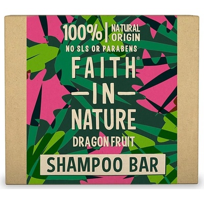 Faith In Nature Dragon Fruit organický tuhý šampón 85 g
