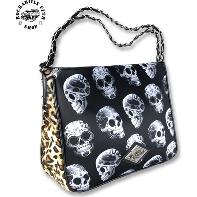 Kabelka retro rockabilly pin-up Liquor Brand Shoulder Chain bag Day Of The Dead